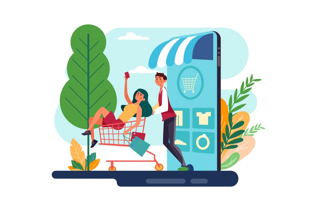 shopping online