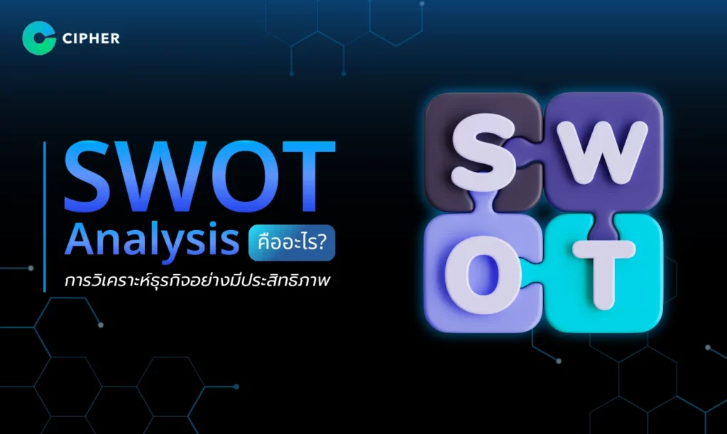 SWOT Analysis คืออะไร? การวิเคราะห์ธุรกิจอย่างมีประสิทธิภาพ