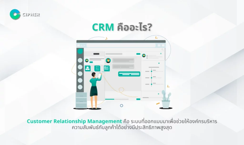 CRM ย่อมาจาก - CRM คืออะไร