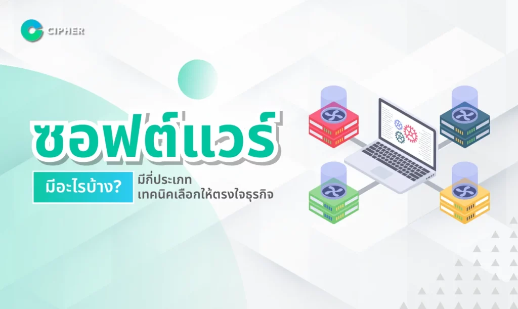 ซอฟต์แวร์มีอะไรบ้าง?