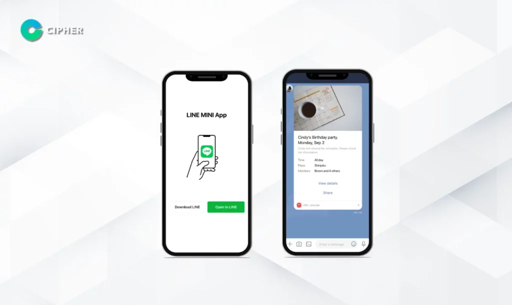 Compare the LINE Mini App to the LINE OA. What should businesses choose?
