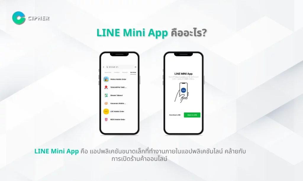 รับทำ LINE Mini App - Line Mini App คือ
