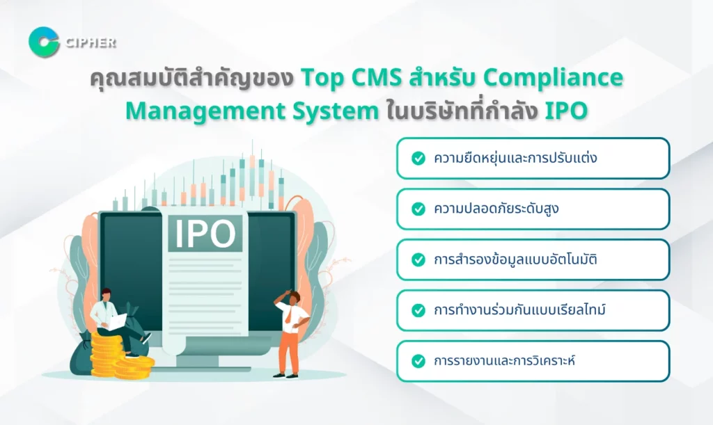 Enterprise CMS สำหรับ Compliance - คุณสมบัติ Top CMS