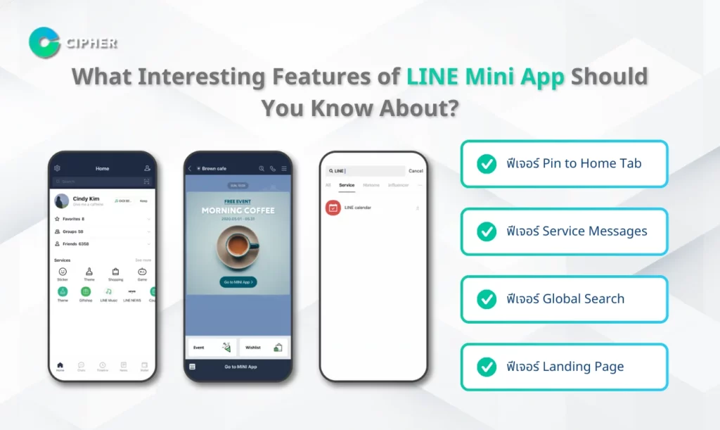 LINE Mini App for E-Commerce Business - Features of Line Mini App