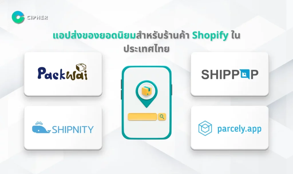 วิธีตั้งค่าแอปขนส่งใน Shopify