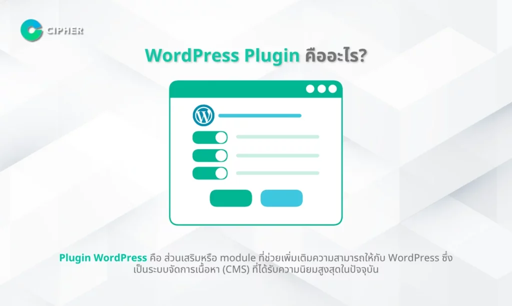 มี WordPress Plugin ดีอย่างไร? - WordPress Plugin คืออะไร?