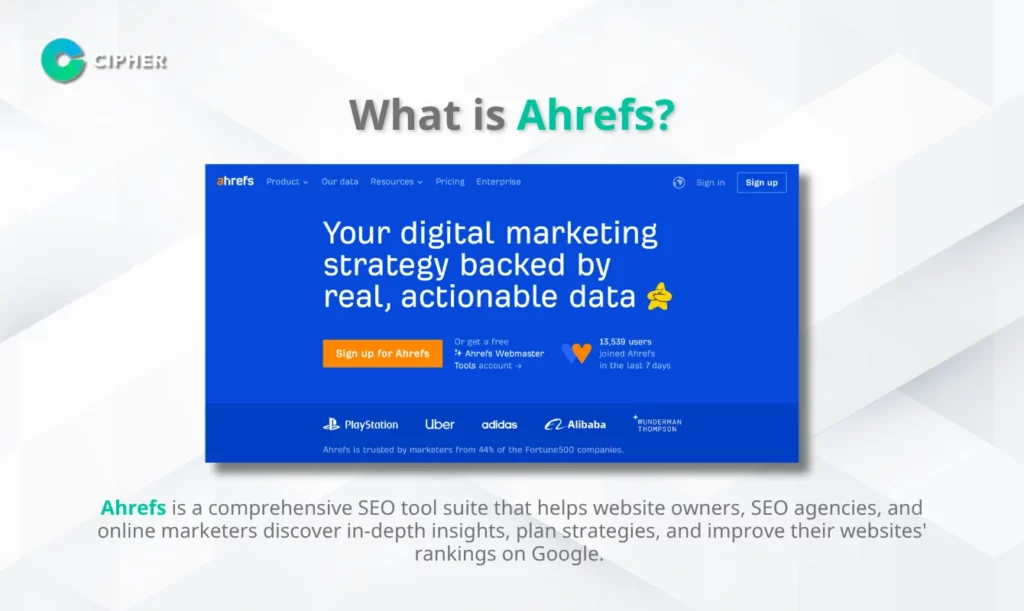 What is Ahrefs?
