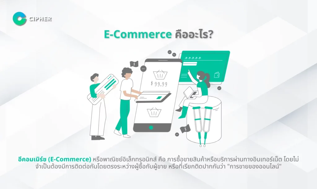 การวางแผนราคา E-Commerce Listener - E-Commerce คืออะไร?