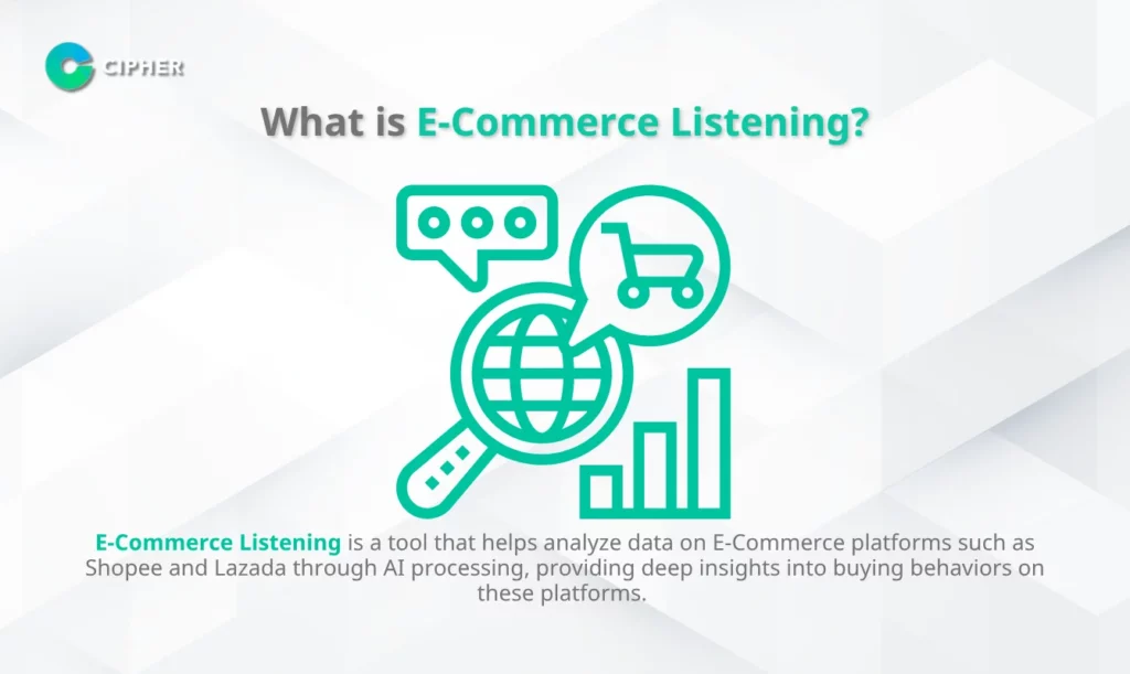Using E-Commerce Listener - What is E-Commerce Listening?
