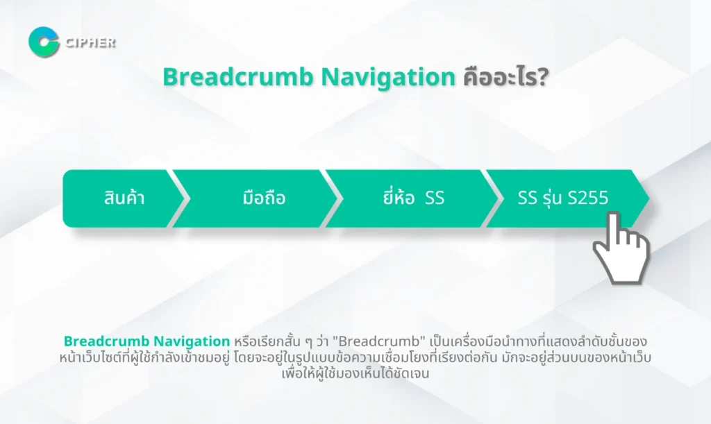 Breadcrumb คืออะไร