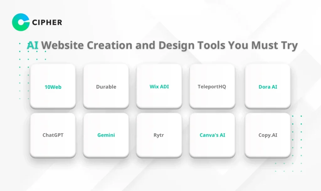 10 AI tools