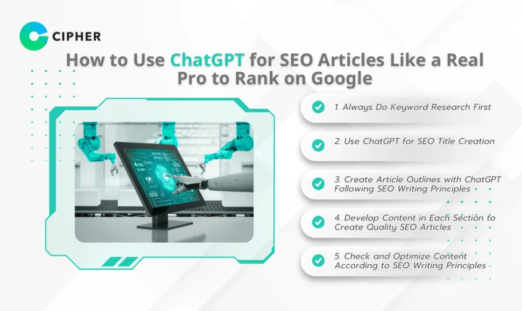 Use ChatGPT for SEO