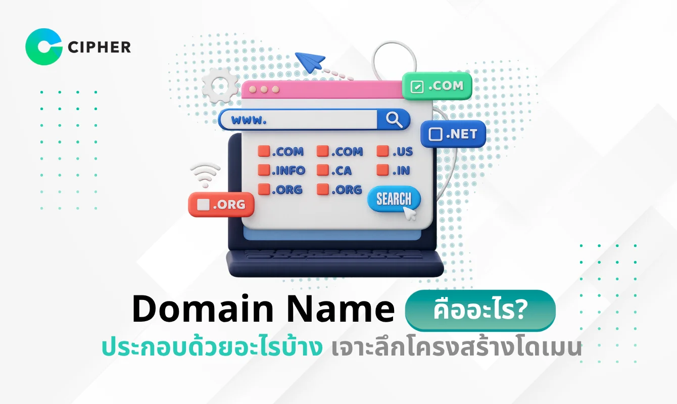 Domain Name คืออะไร ประกอบด้วยอะไรบ้าง เจาะลึกโครงสร้างโดเมน