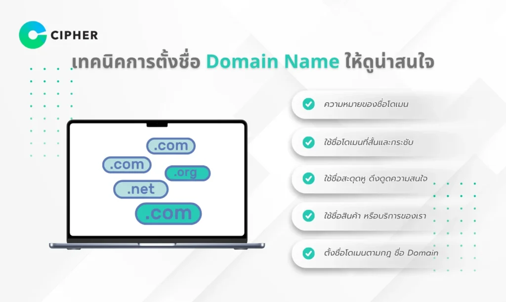 Domain Name คืออะไร ประกอบด้วยอะไรบ้าง เจาะลึกโครงสร้างโดเมน