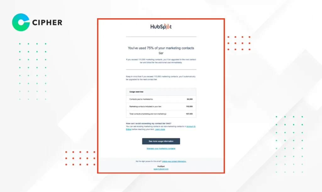 Marketing Contacts HubSpot