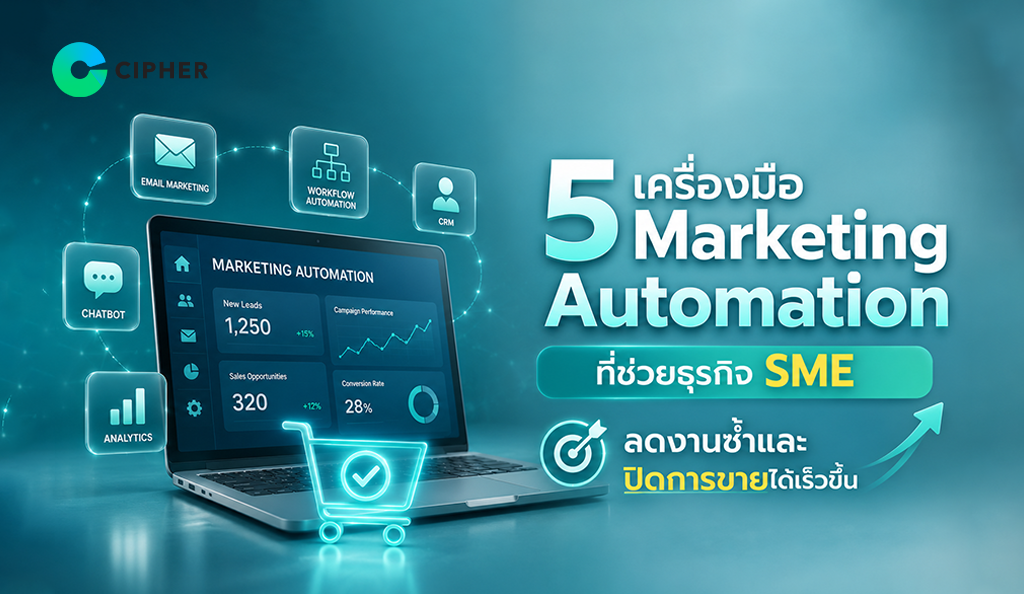 รวม 5 เครื่องมือ Marketing Automation สำหรับธุรกิจ SME ลดงานซ้ำซ้อน ดูแลลูกค้าได้ง่ายขึ้น