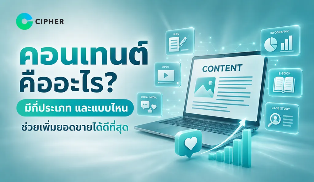 คอนเทนต์ คืออะไร? ทำความเข้าใจประเภทของคอนเทนต์