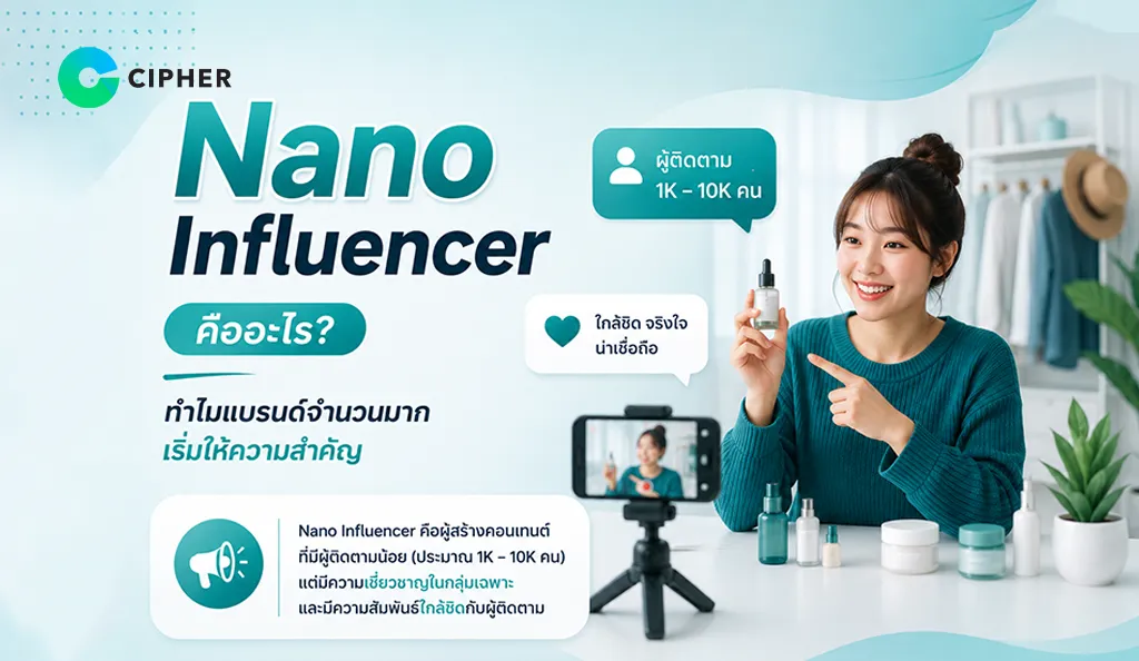 ภาพหน้าปก Nano Influencer คืออะไร