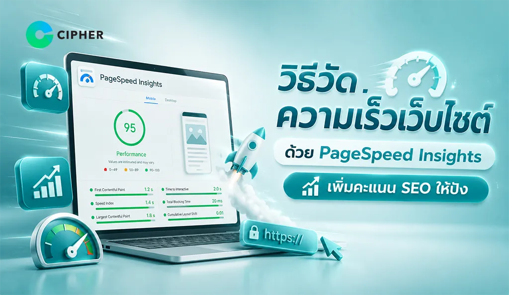 การตรวจสอบความเร็วเว็บไซต์ด้วย PageSpeed Insights และคะแนน Performance